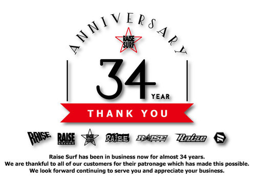 -RAISESURF 34th ANNIVERSARY-